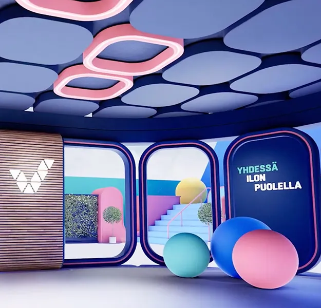 referenssi-veikkaus-etusivu-625x600 Kuva Veikkauksen brändin mukaisesta virtuaalistudiosta Stremian studiolla.